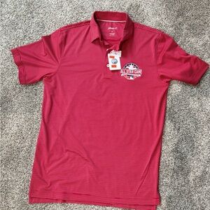 johnnie-O all star game Red Performance Polo Shirt